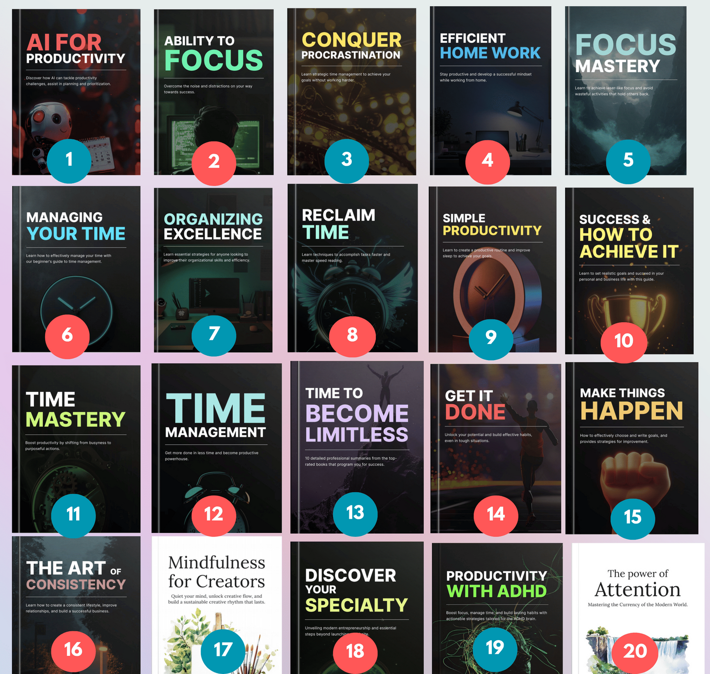 The 15 Minute Productivity Power Pack : Get Laser Focused & Get it done now