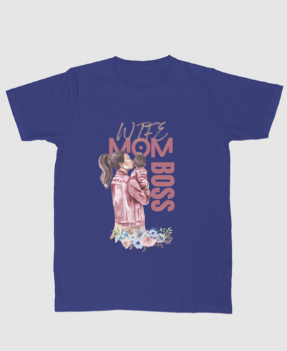 Wife, Mom, Boss t-shirt - Offis