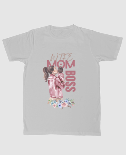 Wife, Mom, Boss t-shirt - Offis