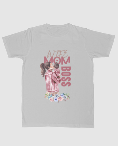 Wife, Mom, Boss t-shirt - Offis