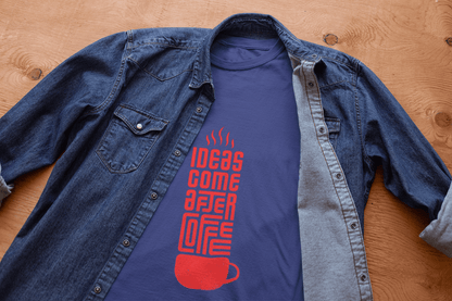 Ideas Come After Coffee t-shirt - Offis