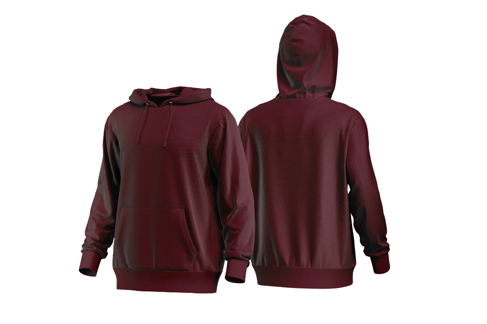 Hoodie Hoodie Offis maroon XS 