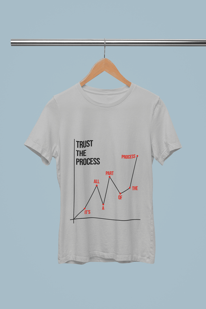 TRUST THE PROCESS GRAPH UNSIEX TSHIRT