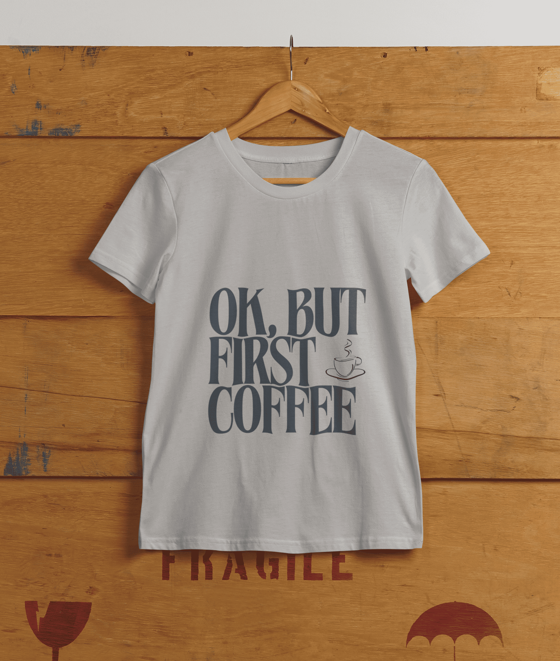 OK BUT FIRST COFFEE unisex t-shirt - Offis