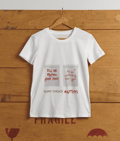 Font type matters unisex Tshirt - Offis