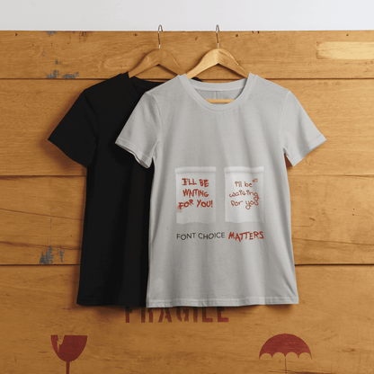 Font type matters unisex Tshirt - Offis