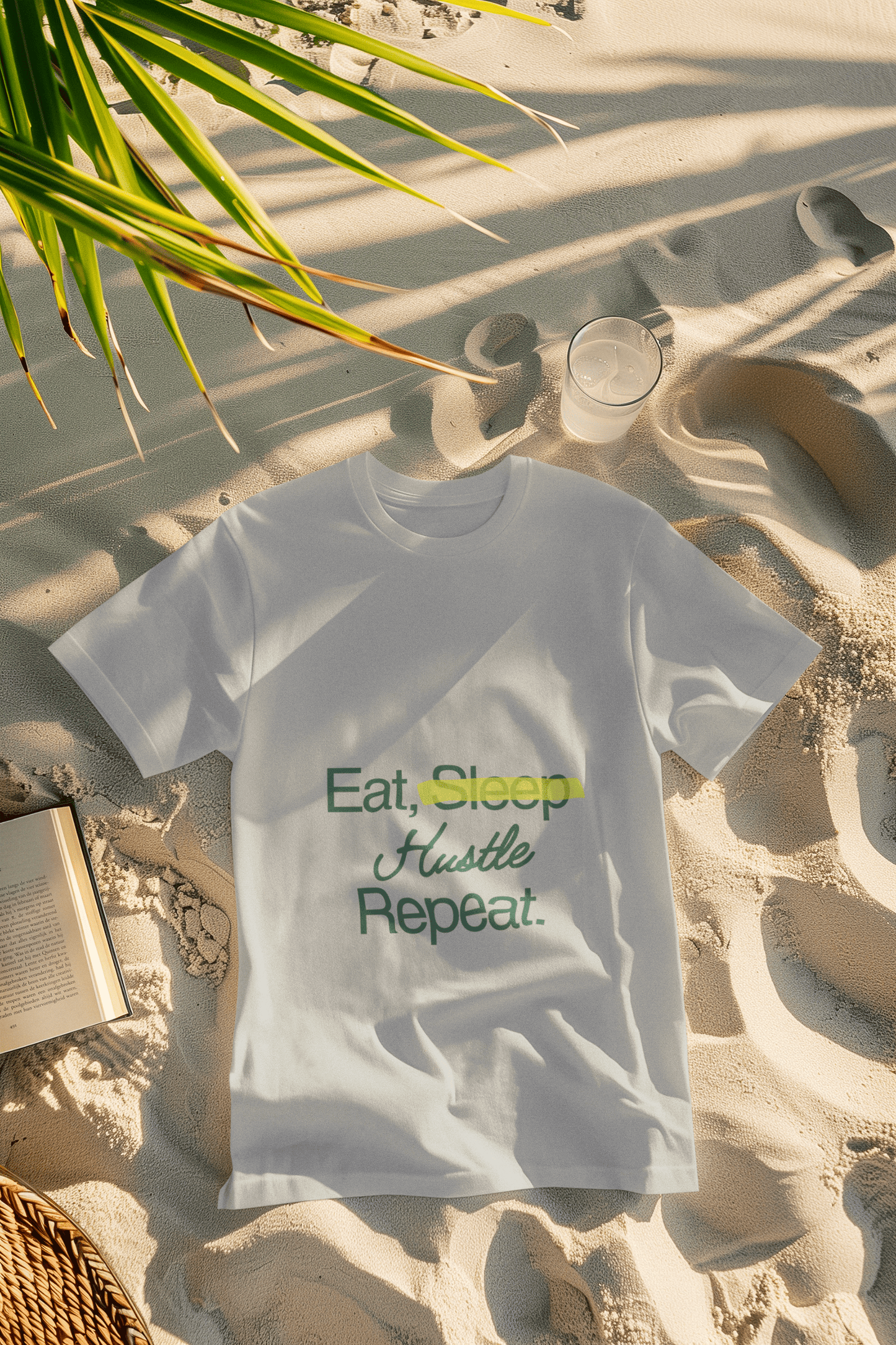 Eat Sleep Hustle Repeat t-shirt - Offis