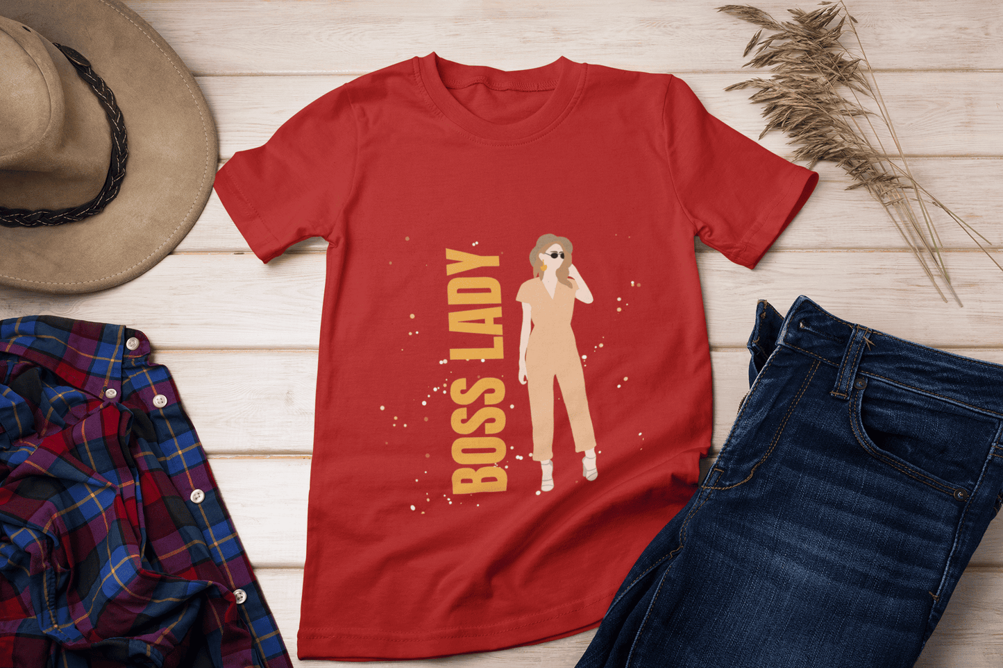 Boss Lady t-shirt - Offis